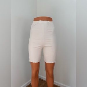 Pretty off-white biker shorts
